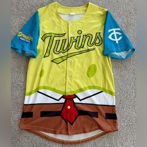 Minnesota Twins SpongeBob SquarePants jersey – adult small